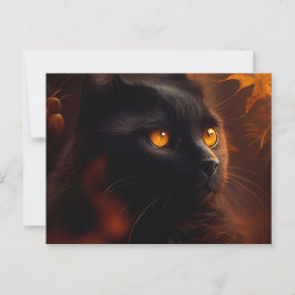 Black-Cat-Postkarten Postkarte