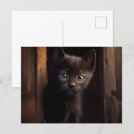 Black-Cat-Postkarten Postkarte