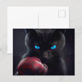 Black-Cat-Postkarten Postkarte