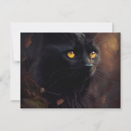 Black-Cat-Postkarten Postkarte