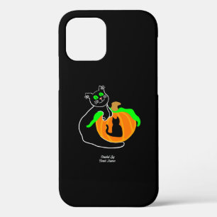 Black Cat Pumpkin Apple iPhone 12 Fall Case-Mate iPhone Hülle