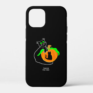 Black Cat Pumpkin Apple iPhone 12 Mini-Fall Case-Mate iPhone Hülle