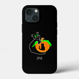 Black Cat Pumpkin Apple iPhone 13 Mini-Fall Case-Mate iPhone Hülle