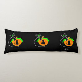 Black Cat Pumpkin Body Pillow Seitenschläferkissen