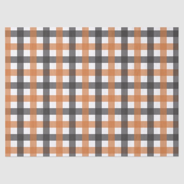 Black Cat & Pumpkin Kein Beängstigendes Halloween Seidenpapier (Vorderseite)