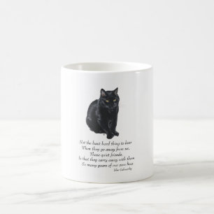 Black Cat Rainbow Bridge Kaffeetasse