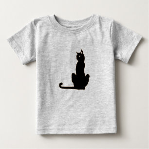 Black Cat Ringer-T - Shirt