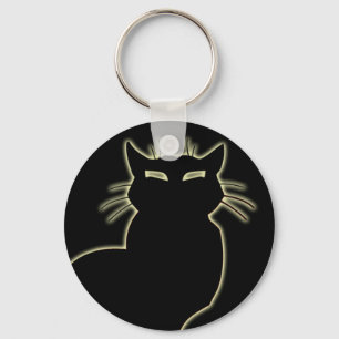 Black Cat Schlüsselanhänger Cat Gift Pet Cat Schlü