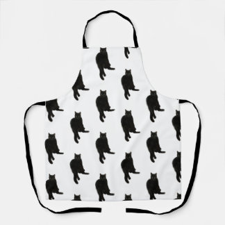 Black Cat Schürze