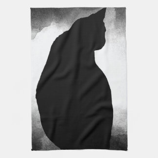 Black Cat Silhouette Küchentücher