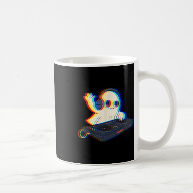 Black Cat Skeleton Hand Boop Halloween Katzen Love Kaffeetasse (Rechts)
