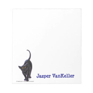 Black Cat Stationery Notizblock