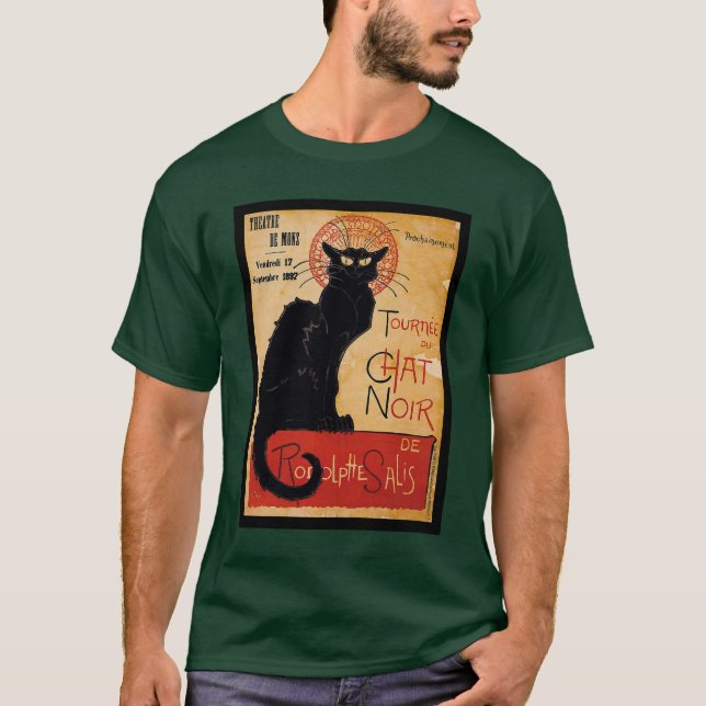 Black cat T-Shirt (Vorderseite)