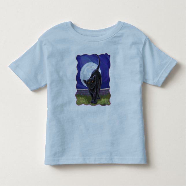 Black Cat T - Shirt (Vorderseite)