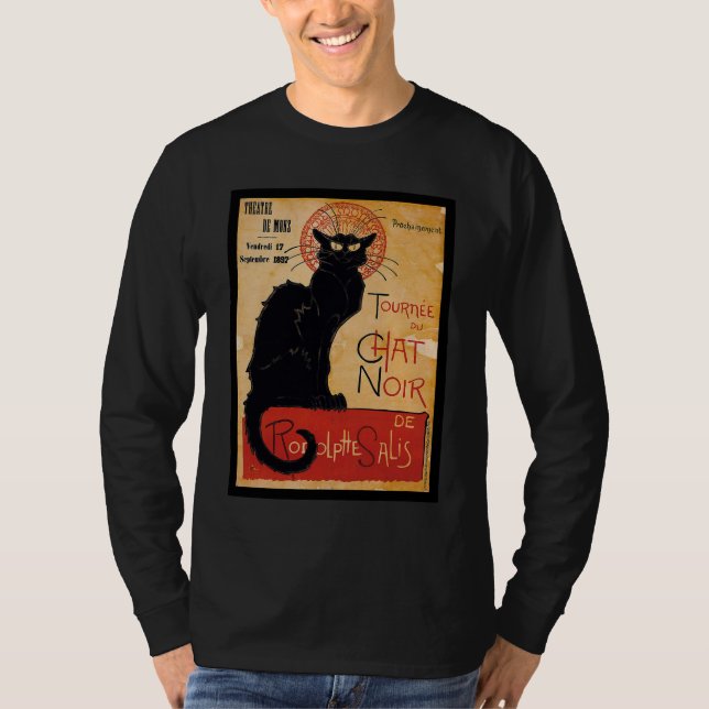 Black cat T-Shirt (Vorderseite)