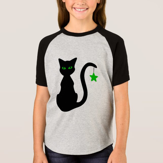 Black Cat T - Shirt (Child) (Vorderseite)