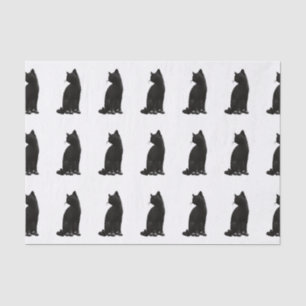 Black Cat Tissue Paper Seidenpapier