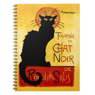 Black Cat Vintage Tournée du Chat Noir, Theophile Notizblock