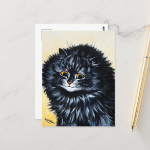 Black Cat von Louis Wain Postkarte