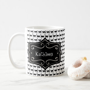 Black Cat Wallpaper Name ändern Farbe ändern Tasse