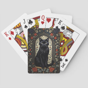 Black Cat William Morris Inspiriert Spielkarten