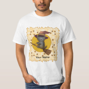 Black Cat Witch T-Shirt
