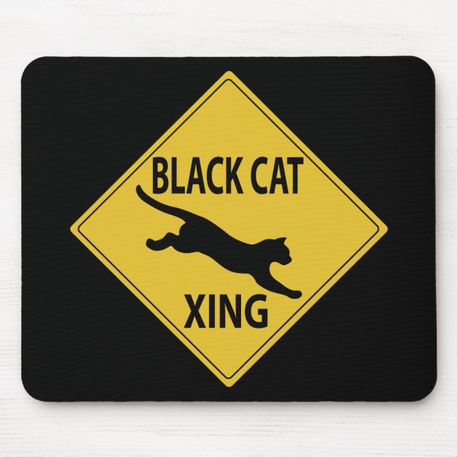 Black Cat Xing Mousepad (Vorne)