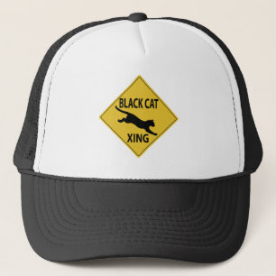 Black Cat Xing Truckerkappe