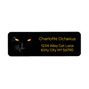 Black Cat Yellow Eyes anpassbar
