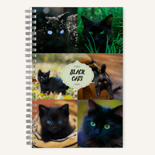 Black Cats Notebook Notizbuch