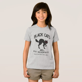 Black Cats Vintage Emblem Tri-Blend Shirt