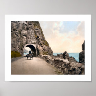 Black Cave Tunnel, Landkreis Antrim, Irland Poster