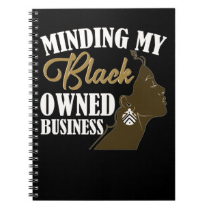 Black CEO Girl Small Business Women Notizblock