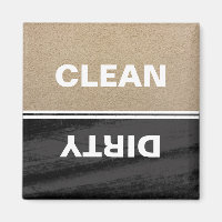 Black Chalkboard Modernes Geschirrspüler Magnet