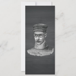 Black Chalkboard Steampunk Goggles Man