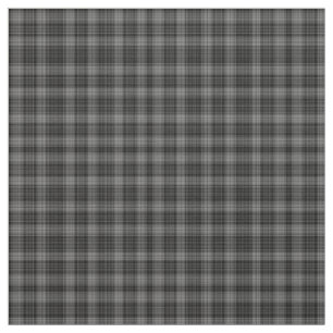 Black Charcoal Gray Tartan Kariert Stoff