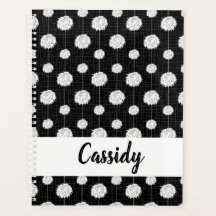 Black Cheerleader Pom Pom Muster