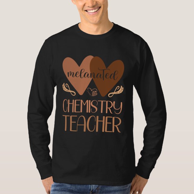 Black Chemistry Teacher Black History Women Africa T-Shirt (Vorderseite)