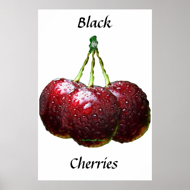 Black Cherries Poster (Vorne)