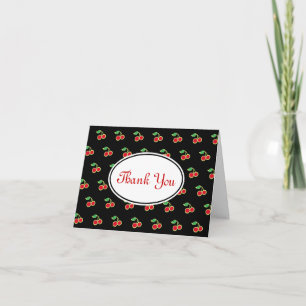 Black Cherry Danke-Card Dankeskarte