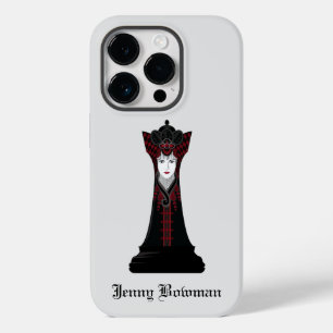 Black Chess Queen / Personalisiert Name Case Mate