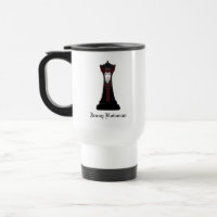 Black Chess Queen / Personalisierter Name
