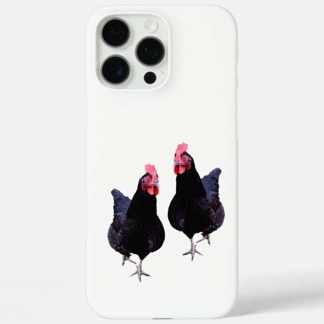 Black Chickens Strut Case-Mate iPhone Hülle (Rückseite)