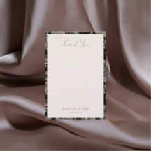 Black Chinoiserie Elegant Wedding Vielen Dank