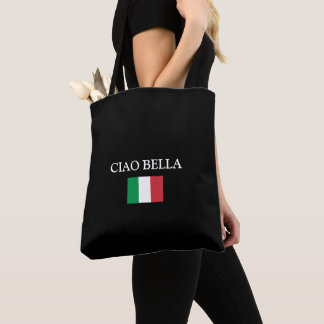 Black CIAO BELLA ITALY FLAG