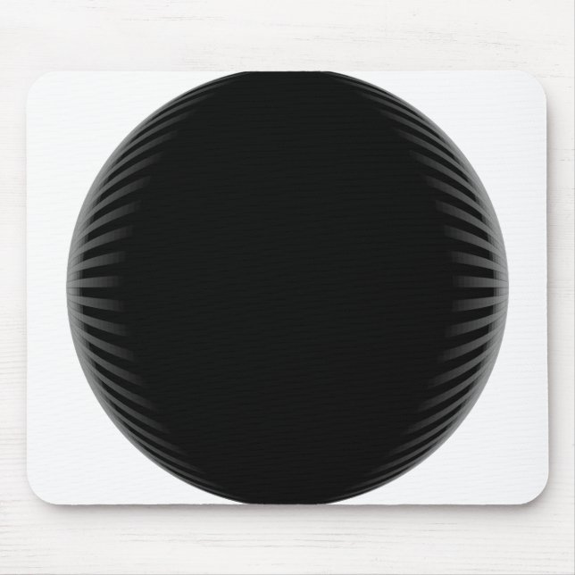 Black Circle Mousepad (Vorne)