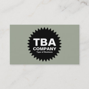 Black Circle Star - Wüstenlandschaft Visitenkarte