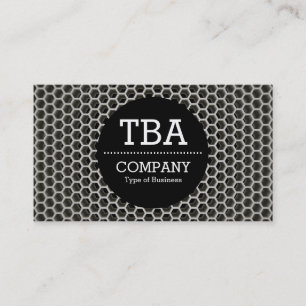 Black Circle v2 - Honeycomb Warm Visitenkarte
