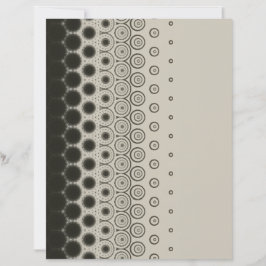 Black Circles on Pale Grey scrapbook paper