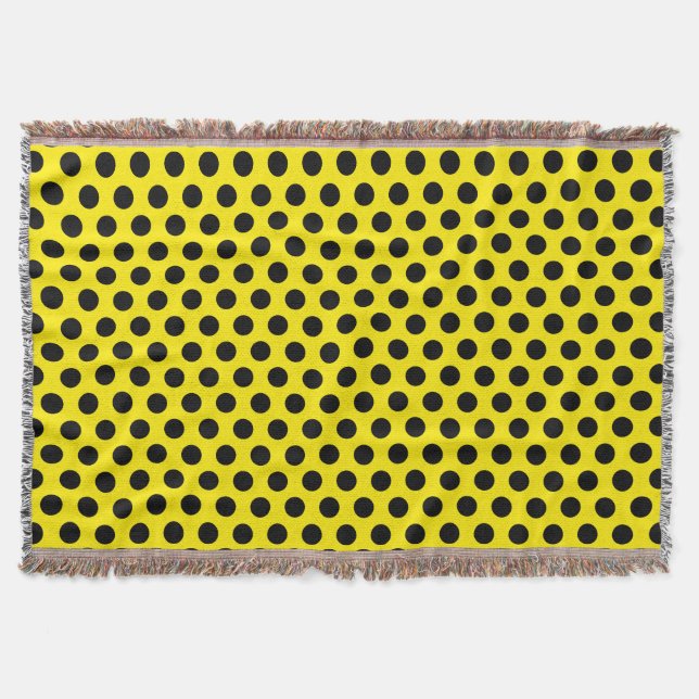 Black Circles on Yellow Background Decke (Vorderseite)